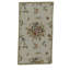 Wool Floral Area Rug in Taupe/Green/Pink