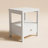 Absecon 23" H Modern White Nightstand with Drawer and Open Shelf