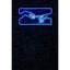 Bande de néon flexible à DEL, bleu imperméable | 12 V 4 A DC, 12,6 x 11,0 x 0,8 pouces | Gabarit en mousse de PVC, 240 lumens, 3400K | Idéal pour la décoration intérieure, les fêtes et les événements | Conception écoénergétique et durable-1902846869