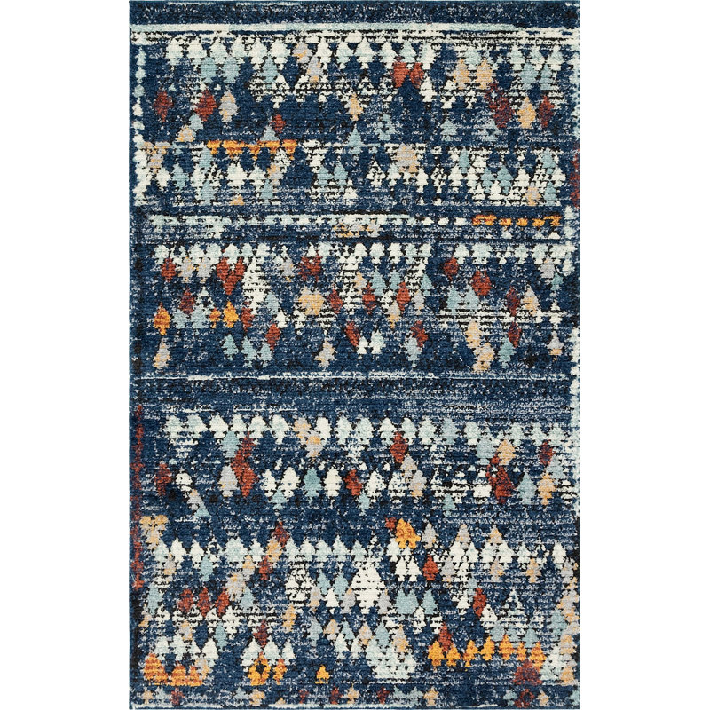 Tapis bleuet Victorville, Rectangle de 5 pi x 8 pi