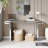 60" Luxury Full-Length Mirror Console Table