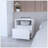 Nightstand, Top Open Shelf, 1 Drawer-1970079268