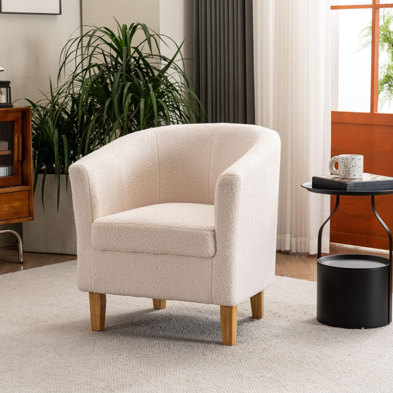 Rainan 67cm Wide Tufted Occasional Accent Armchair