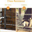 Cage pour chien style cage pour grands chiens d'intérieur très robuste 41 po