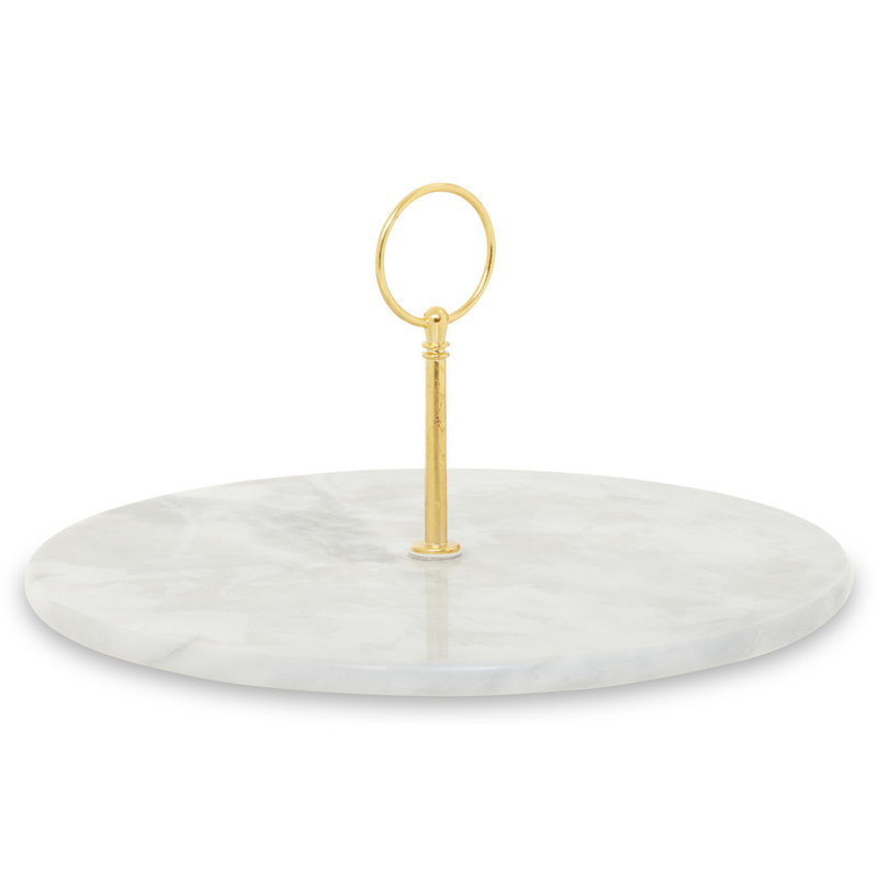 Carnamenagh Marble Cake Stand, Gold