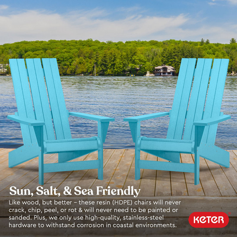 keter adirondack chair blue