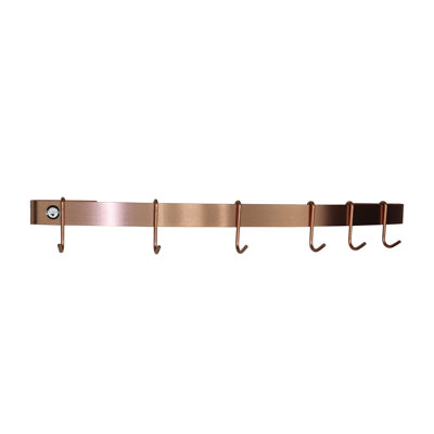 Curved Utensil Bar Handcrafted Wall Mounted Pot Rack