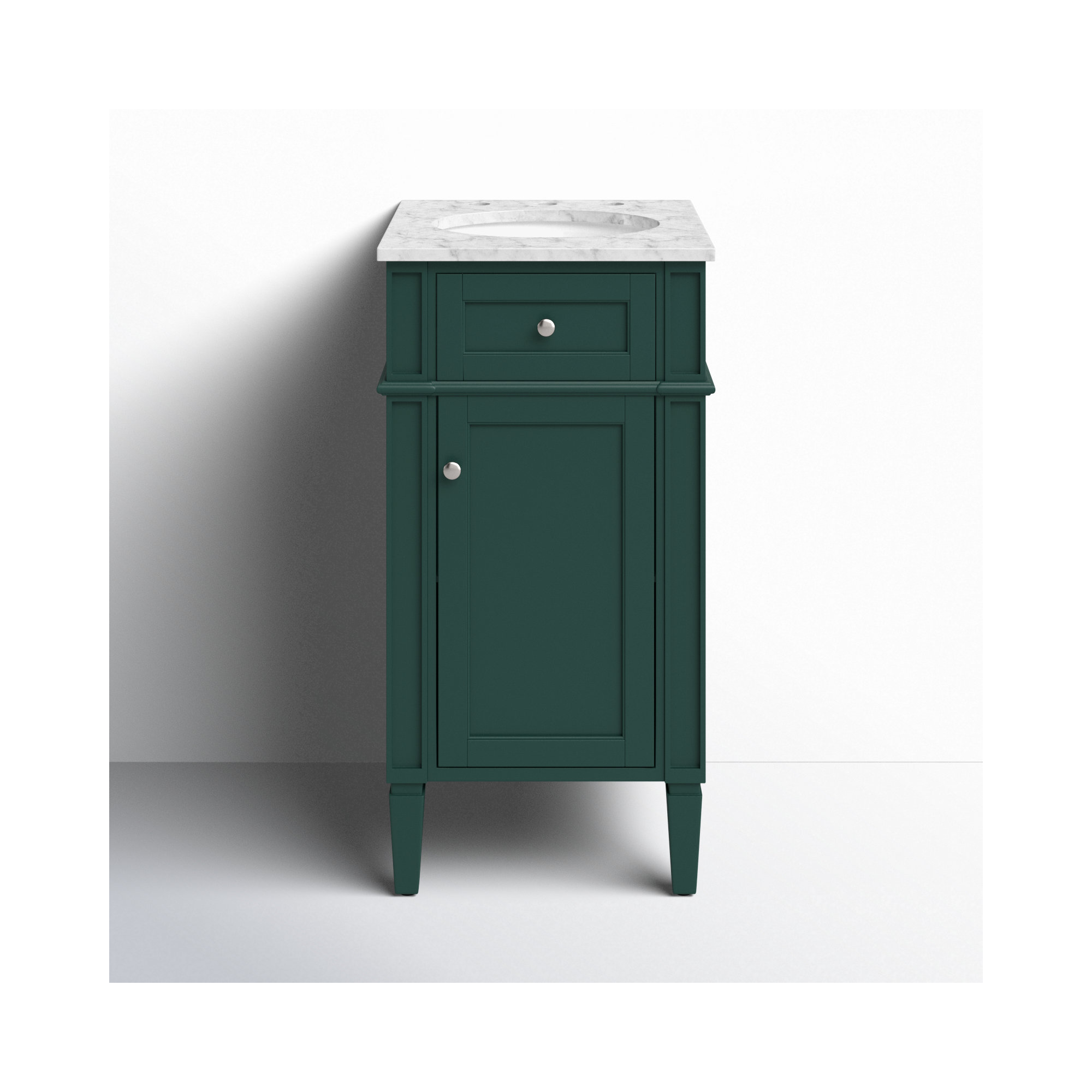 Rivers 18'' Single Bathroom Vanity, Green