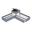 Lit plateforme simple avec rangement