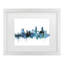 «Michael Massachusetts Blue Sky Blue Teal» par Michael Tompsett, art encadré mat-395112688-395112692