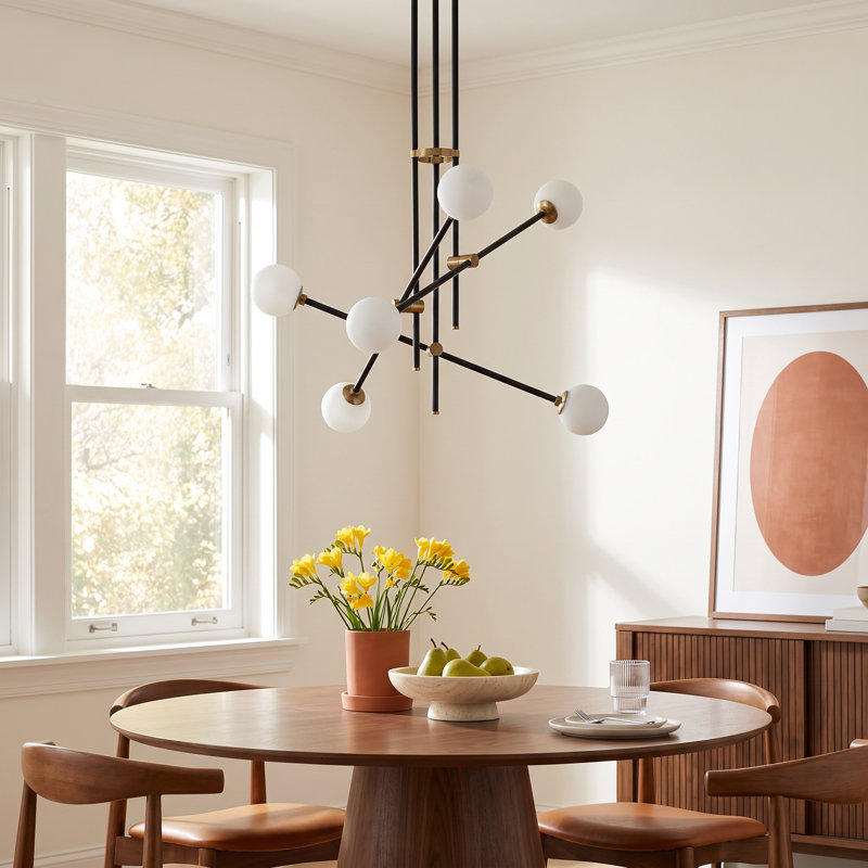 Fritz 6 - Light Brass Unique/Statement Pendant
