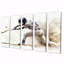 Minimal noir et blanc Baseball Swing - ensemble d'art mural de baseball sport-186085951