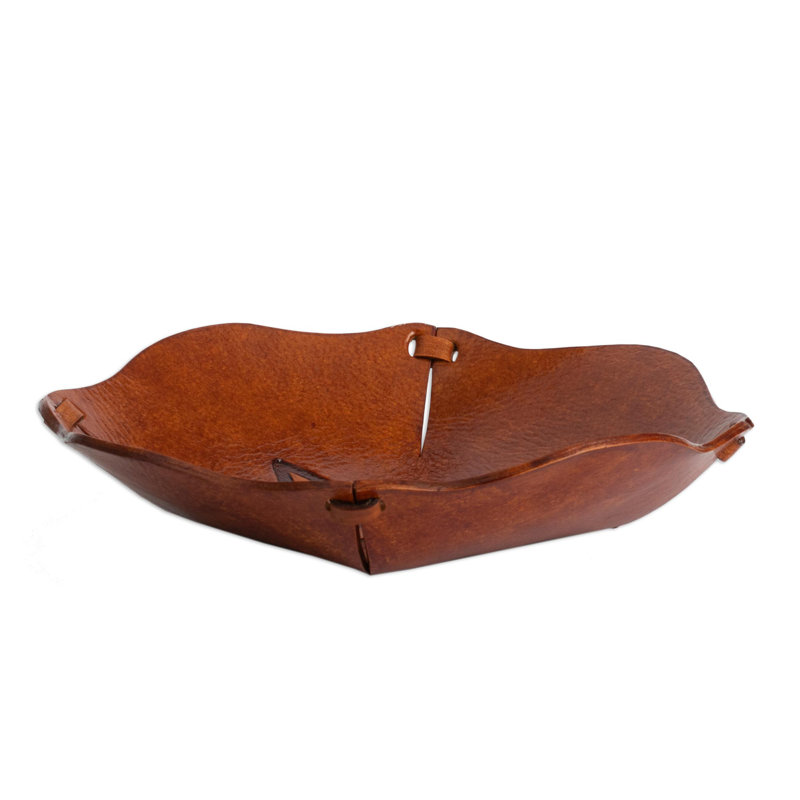 Plateau en cuir