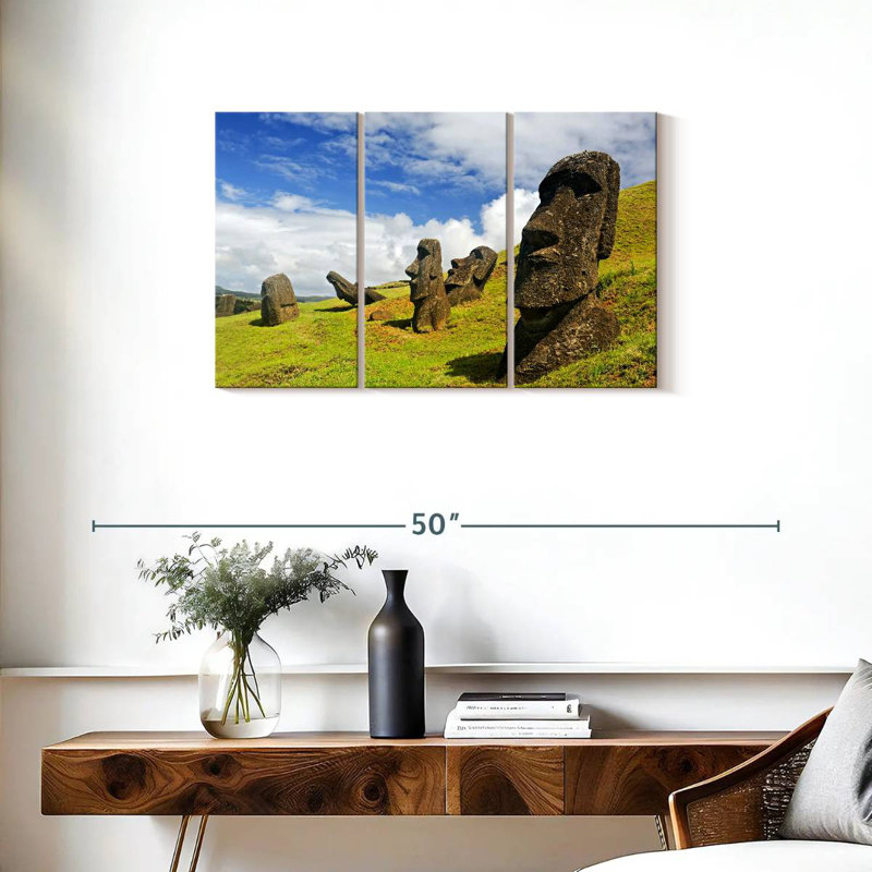 Moai historique, H 20 po x l 33 po