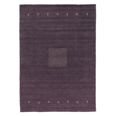 Tapis mauve Indo Gabbeh 5 pi 7 po x 7 pi 10 po