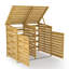 Outdoor Garden Trash Bin Cabinet