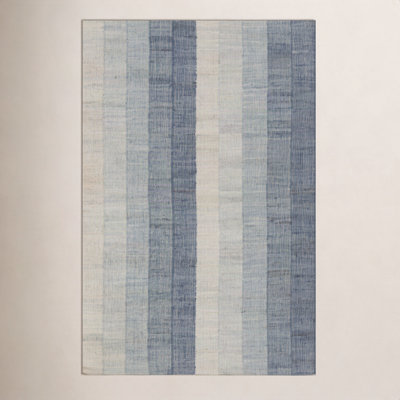 Tayo Hand-Woven Striped Jute Rug