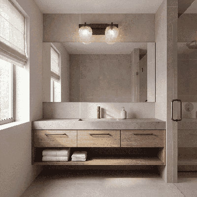 Luminaire pour meuble-lavabo Darien
