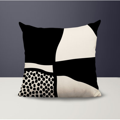 Vie Abstract Reversible Indoor/Outdoor Square Pillow