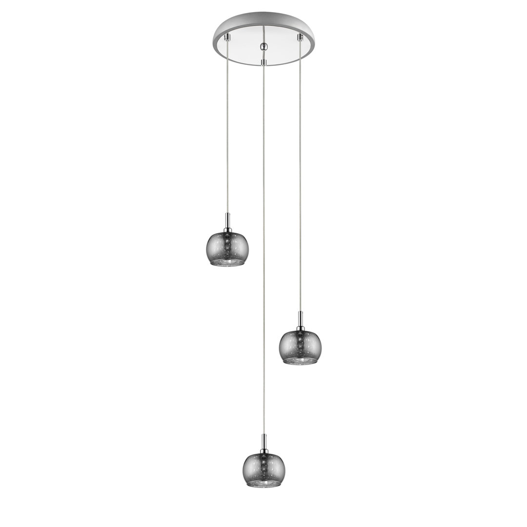 Aroosa 3 - Light Chrome Cluster Pendant