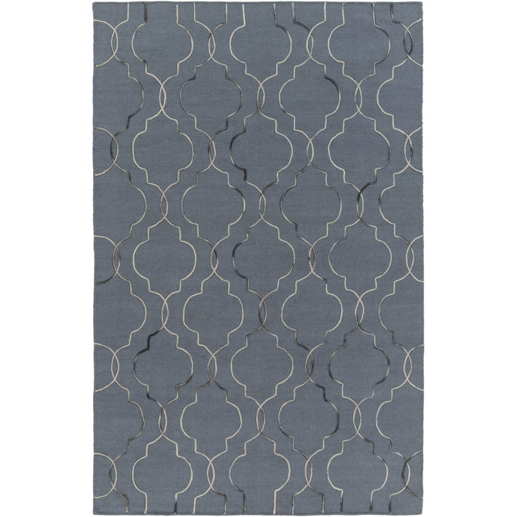 Flatweave Wool Geometric Indoor Rug