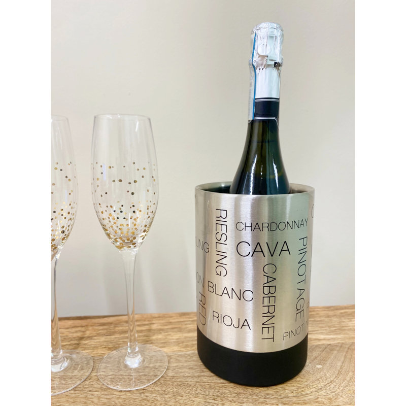 Stainless Steel Wine Cooler With Anti-Slip Base