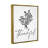 " Thankful Script Delicate Botanical Blooms Petals Bouquet " by Lettered And Lined-92350015-92350017