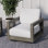Marjani Aluminum Swivel Outdoor Lounge Chair with Cushions