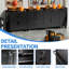 Armoire de rangement mobile pour outils avec compartiment verrouillable, 4 tiroirs et plateau en acier Mak Peace, H 34,3 po