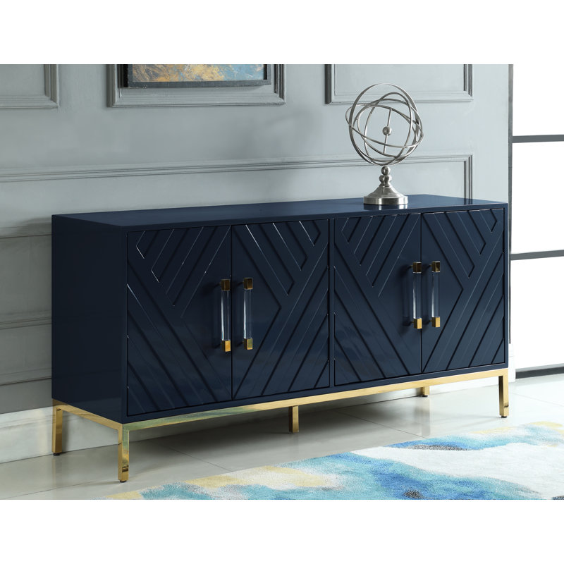 Schade 64'' Sideboard, Navy Blue