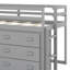 Lit mezzanine avec tiroirs et tablette-254036199
