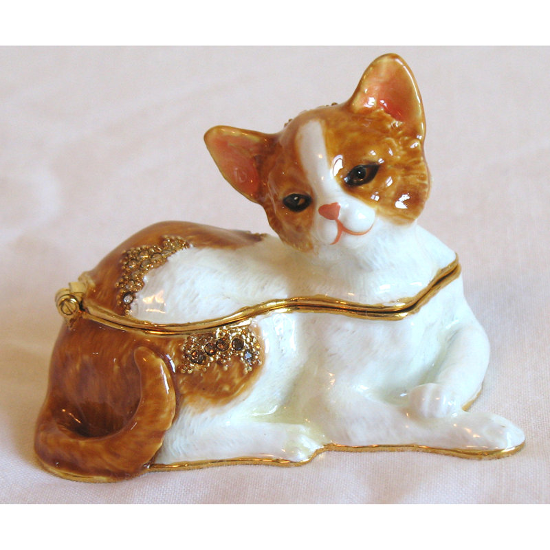 Boîte à bijoux hélicoïdale pour chat