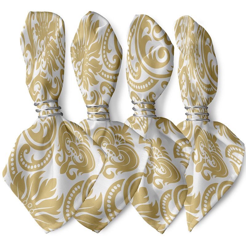 Ensemble de serviettes 4 pièces Hazlewood, Jaune