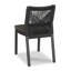 Chaise d'appoint de terrasse empilable avec coussin Bellevue