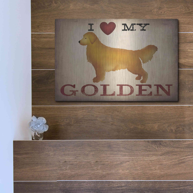 «Golden Dog At Show Love III» par Ryan Fowler, H 12 po x l 16 po