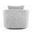 38.2" Wide Polyester Upholstered 360° Swivel Barrel Sofa Chair-1460280871