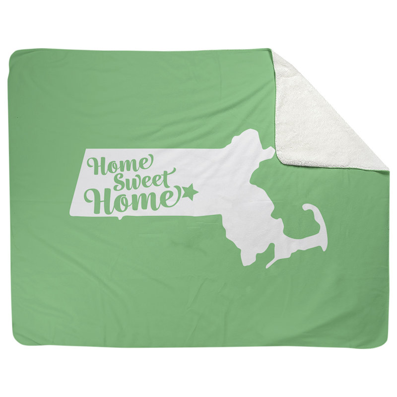 Jeté en polaires pour worcester home, l 52,5 po x L 62,5 po, Vert