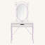 Coiffeuse avec miroir et tabouret rembourré Clouet Butterfly