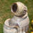 3 Tier Embossed Pattern Ceramic Pots Fountain with Light-243605831-177377052