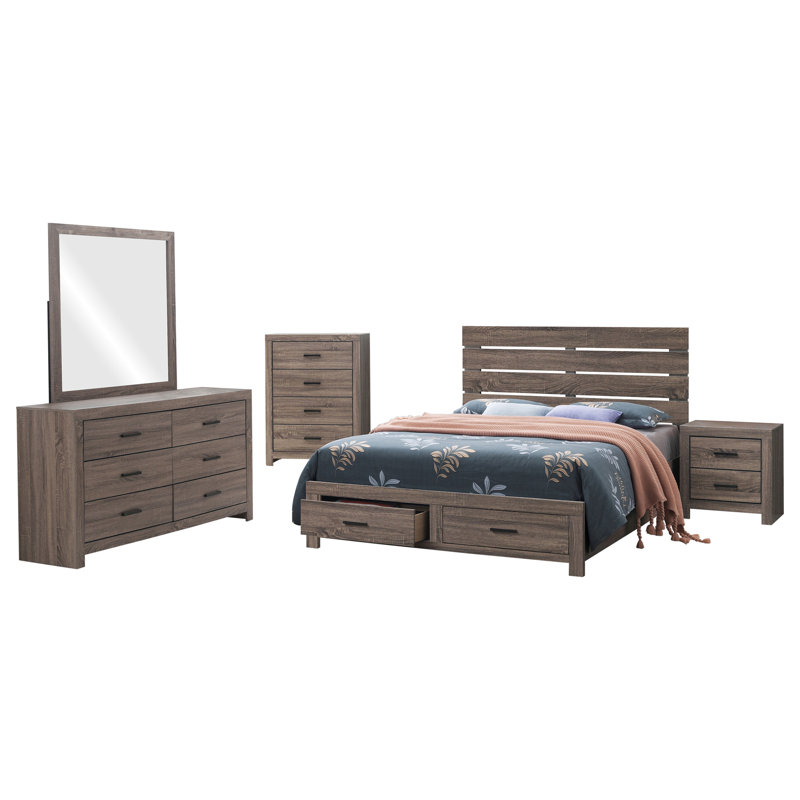 Ensemble de chambre avec très grand lit 5 pièces Axat, Très grand