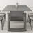 High-end design modern dining table and chair