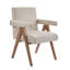 Fauteuil de salle à manger en tissu-1419810916