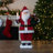 24-Inch Animated Santa Claus with Lighted Candle Musical Christmas Figure