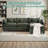 Chenille 3-Seat Sectional Sofa - Modular Deep Seat Sleeper Couch with Ottoman, Comfy Upholstered Furniture for Living Room, Apartment, Office"-1755081565