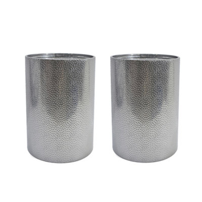 Table d'appoint en métal - Argent