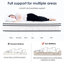 Grand matelas de 12 pouces, mi-ferme individuellement ensaché, livré dans une boîte compressée, mousse à mémoire de forme pour un sommeil réparateur, s'adapte aux plateformes de lit, au transport et au soutien des ressorts ensachés-68294762-68294764