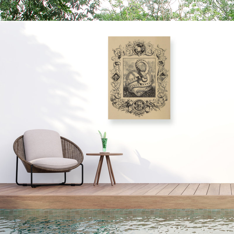 Marcus Jules Serpent Outdoor  Canvas, 24" H x 32" W
