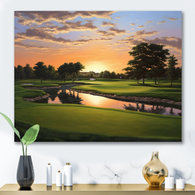 Golf Dawn on the Put II - Print on Canvas