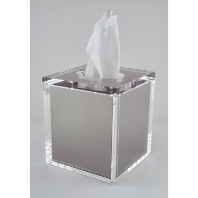 Lucite Tissue Box w/Lid