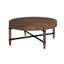 Table basse ronde avec tiroirs de rangement 42 po Aldiana